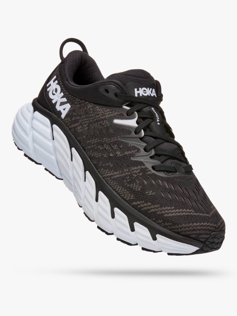 EUC Hoka Gaviota 4 Black/White Women’s Size 7